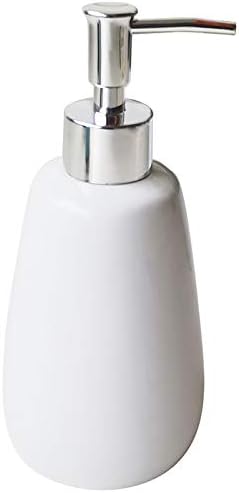 Toozfo biely dávkovač mydla na ruky keramické fľaše s elegantnou pumpičkou Top Kúpeľňové prázdne šampónové fľaše