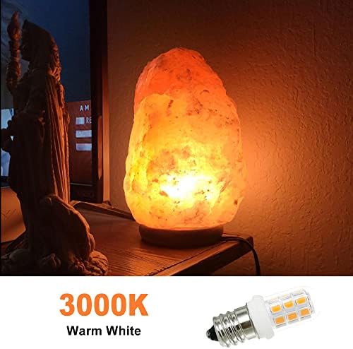 Xrzt soľná lampa žiarovky E12 LED žiarovky 15w svietnik Žiarovka C7 náhradné žiarovky pre lustrové svetlá, nočné