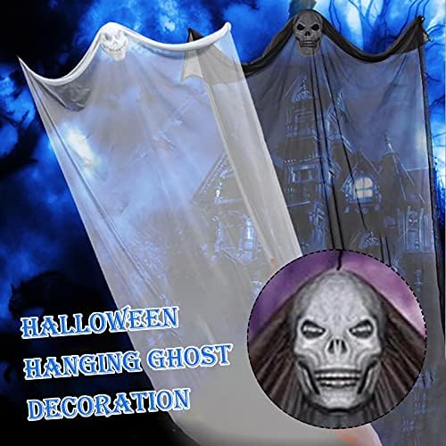 OVERMAL Halloween Bar veľká dekorácia Ghost Festival Tajná miestnosť horor visí Ghost maska gáza visí Ghost prívesok