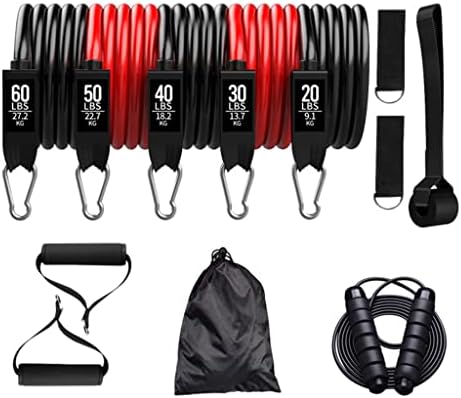 YFDM 11 ks / sada latexové odporové pásy muži Fitness tréningový pás Jóga Pull Rope vybavenie telocvične elastická