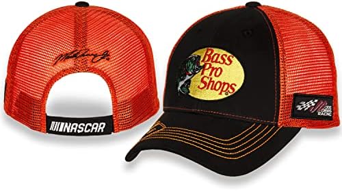 Kockovaná vlajka športové NASCAR 2022 Vintage sponzor Trucker Mesh Nastaviteľná čiapka