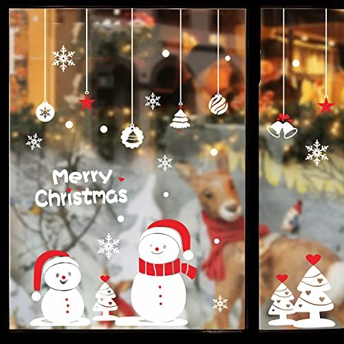 Vianočné nálepky sviatočné Párty nálepky na počítač Batožina papiernictvo pohľadnice darčekové Štítky okno vianočné