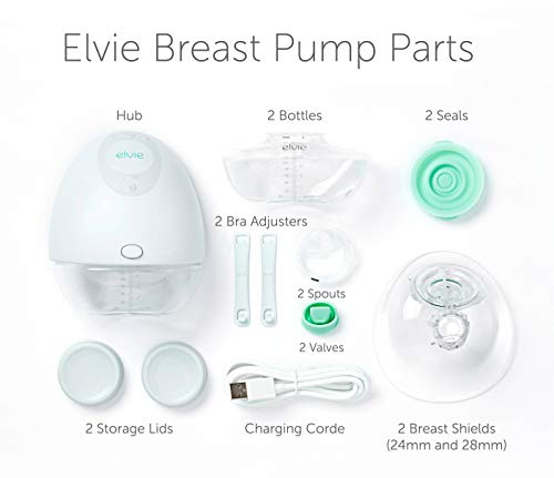Elvie Pump Breast Shield-28 mm | 2 balenie príruba Štítu na bradavky na čerpanie materského mlieka / základné