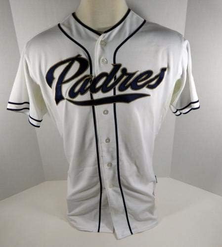 2012 San Diego Padres Everth Cabrera 2 hra používa biely dres-hra používa MLB Dresy
