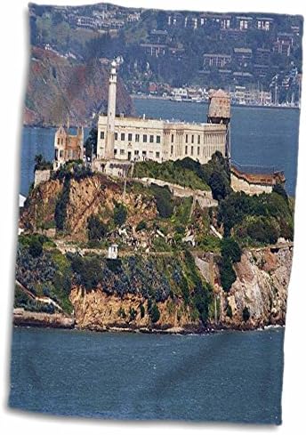 3D Rose View of Alcatraz Twl_47835_1 uterák, 15 x 22, biely