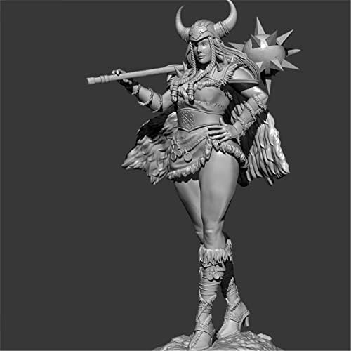 ETRIYE 78mm Fantasy Themed Ancient Female Warrior Resin Figure Kit nenatretá a Nezmontovaná miniatúrna súprava