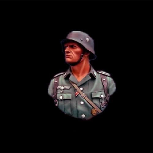 1/10 WWII nemecký vojak Bust živice model kit miniatúrne živice modelové Diely / / g2xs3-4