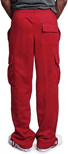 Wybaxz Vianočné košele pre pánske mužské Fitness bežecké nohavice šnúrkou voľný pás Jednofarebné vrecko voľné