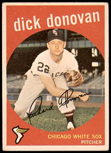 1959 Topps 5 Dick Donovan Chicago White Sox Dean karty 2-dobrý White Sox